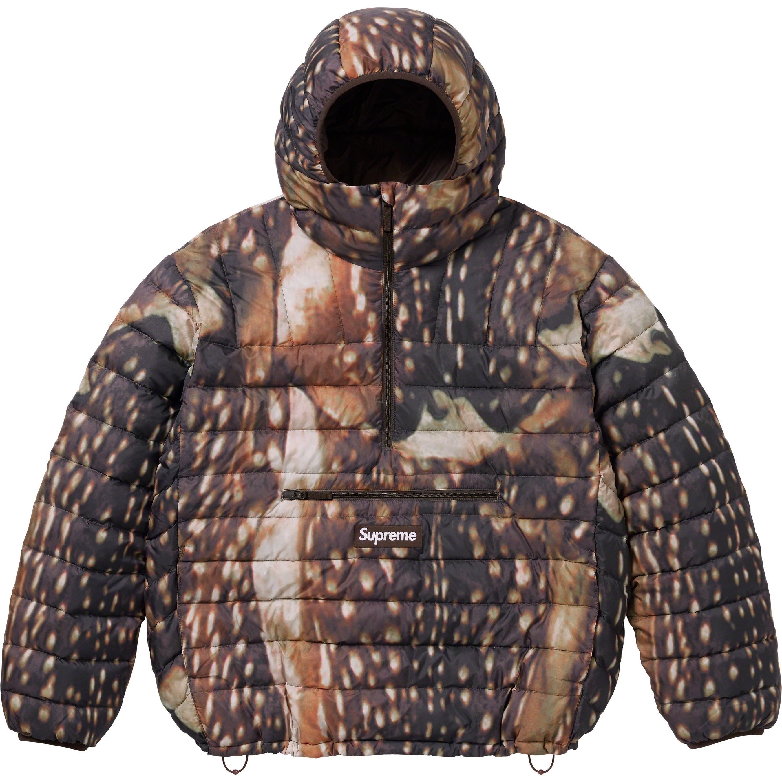 Micro Down Half Zip Hooded Pullover view 4